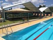 Clear Span Shade and Tiered Seating